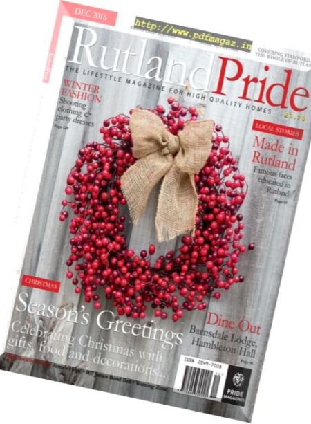 Rutland Pride – December 2016 Cover