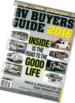 RV Lifestyle – Vol. 45 N 1, 2016
