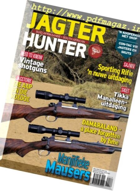 SA Hunter Jagter – Desember 2016 Cover