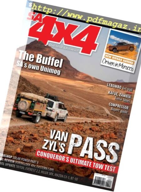 SA4x4 – January 2017 Cover
