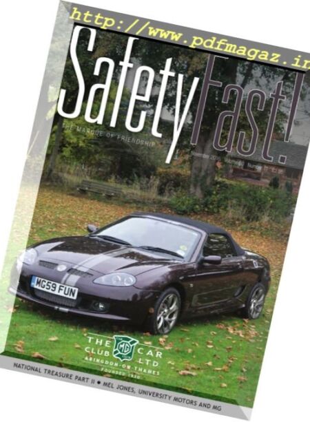 Safety Fast! – November 2016 Cover