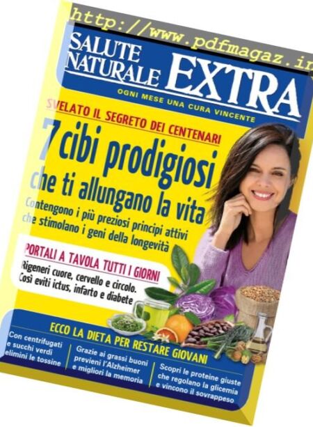 Salute Naturale Extra – Novembre 2016 Cover