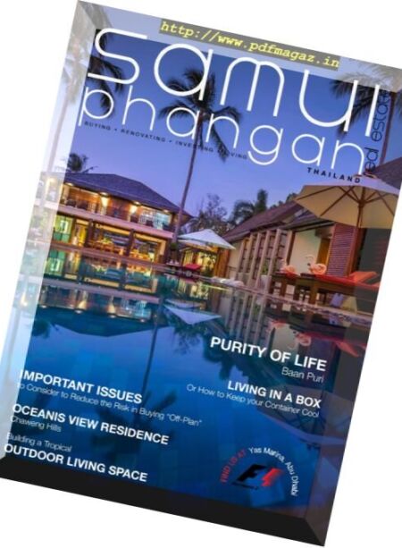 Samui Phangan Real Estate – October-November 2016 Cover
