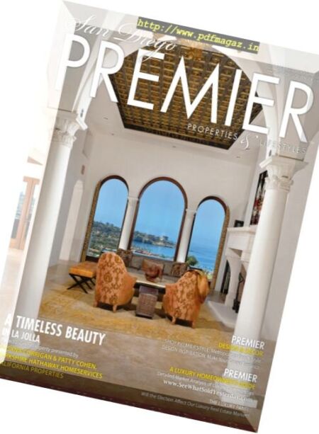 San Diego Premier – December 2016 Cover