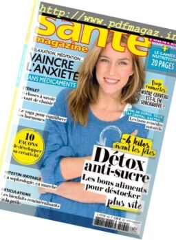 Sante Magazine – Decembre 2016