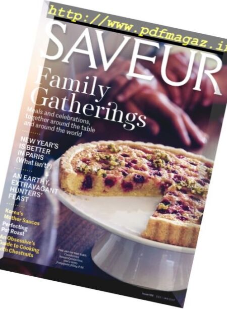 Saveur – December 2016 – January 2017 Cover