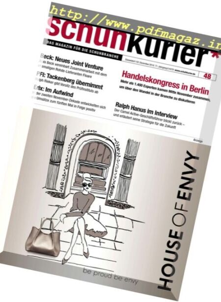 Schuhkurier – 2 Dezember 2016 Cover