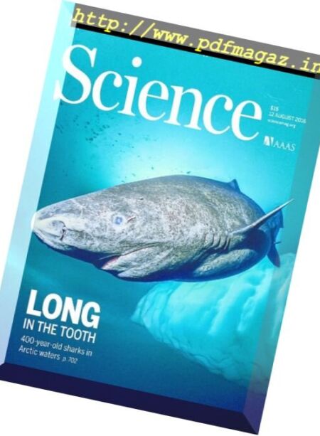 Science – 12 August 2016 Cover