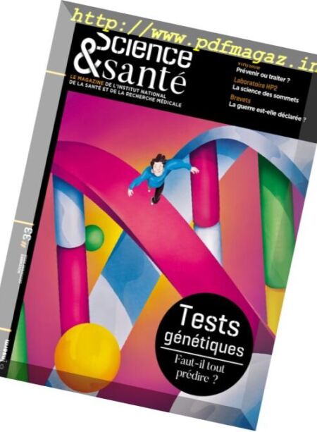 Science & Sante – Novembre-Decembre 2016 Cover