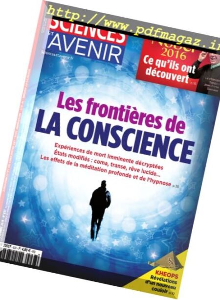 Sciences et Avenir – Novembre 2016 Cover