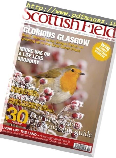 Scottish Field – December 2016 Cover