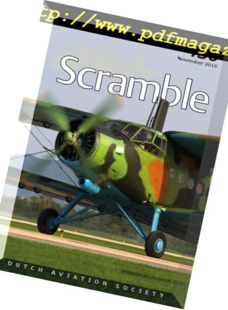 Scramble Magazine – Issue 450, November 2016 Cover