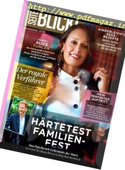 Seitenblicke – Dezember 2016