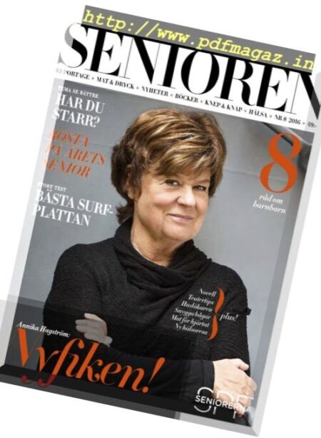 Senioren – Nr.8, 2016 Cover