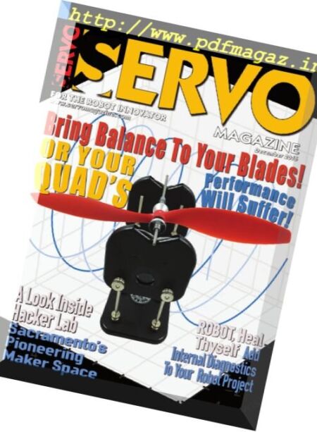 Servo Magazine – December 2016 Cover
