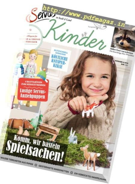 Servus Kinder – November-Dezember 2016 Cover