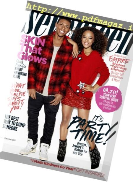 Seventeen USA – December 2016 – January 2017 Cover