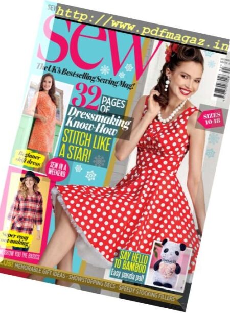 Sew – December 2016 Cover