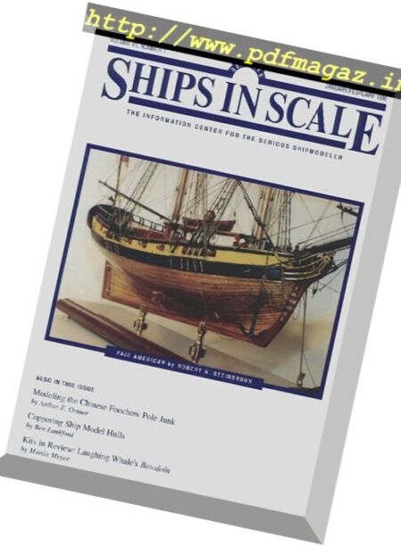 Ships in Scale – January-February 1996 Cover