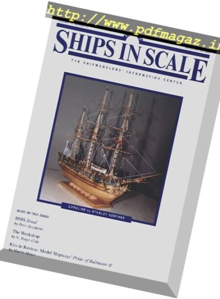 Ships in Scale – March-April 1996 Cover