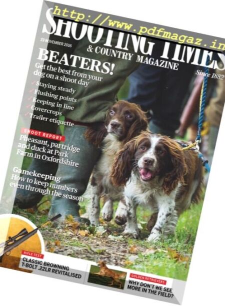 Shooting Times & Country – 23 November 2016 Cover