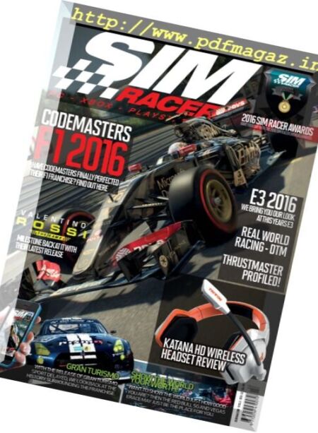 Sim Racer – Volume 1 Issue 12 2016 Cover