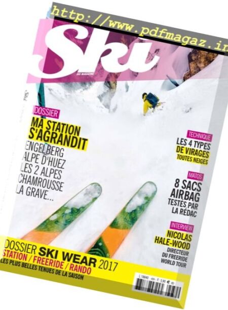 Ski Magazine – Decembre 2016 Cover