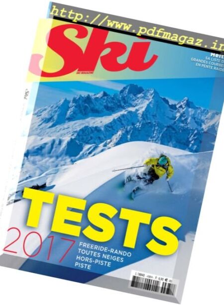 Ski Magazine – Octobre-Novembre 2016 Cover