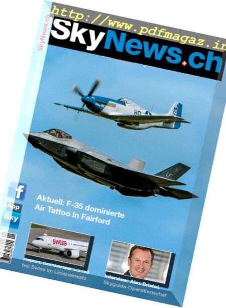 SkyNews.ch – August 2016 Cover