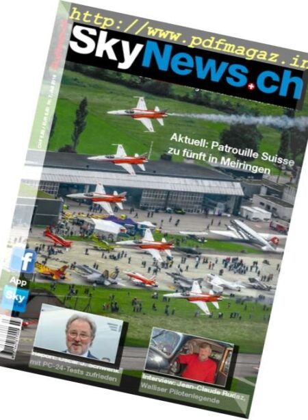 SkyNews.ch – Juli 2016 Cover