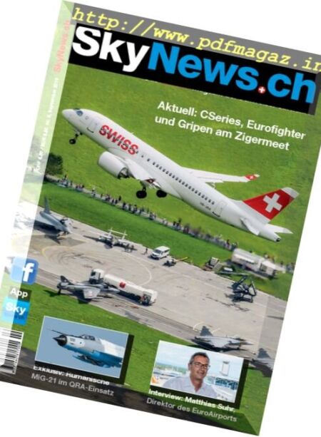 SkyNews.ch – September 2016 Cover