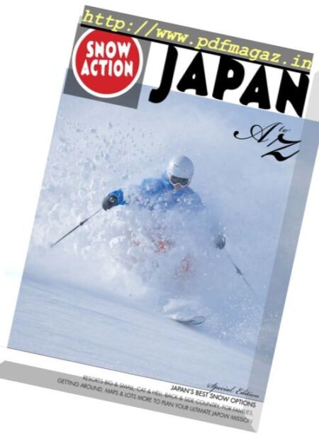 Snow Action – SnowJapan Mega Guide 2016 Cover