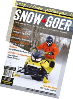 Snow Goer Canada – December 2016