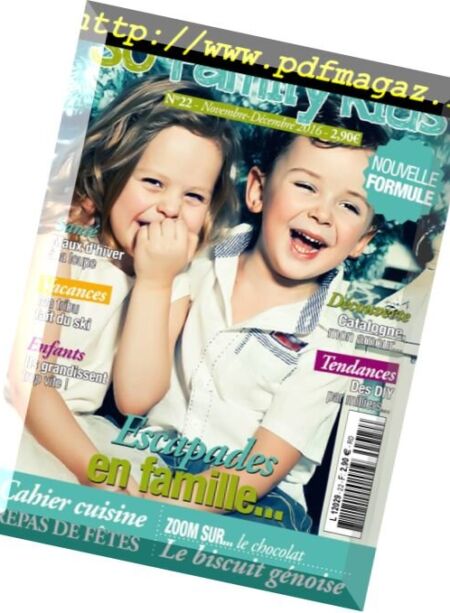 So Family’ Kids – Novembre-Decembre 2016 Cover