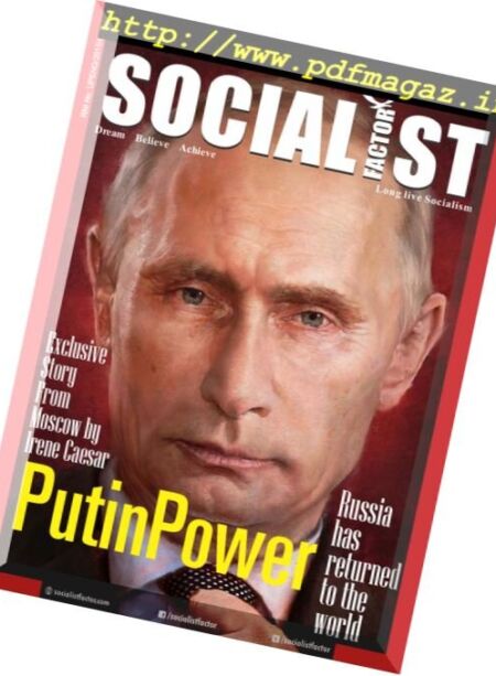 Socialist Factor – November 2016 Cover