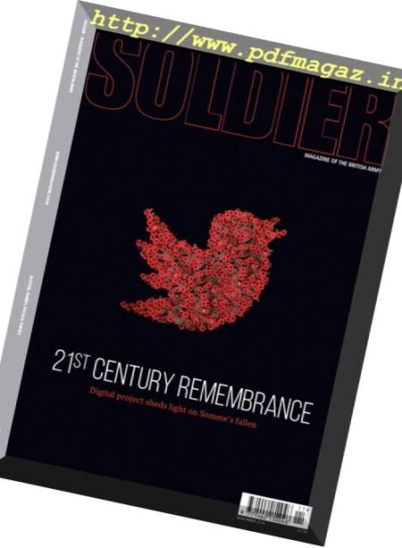 Soldier Magazine – November 2016 Cover
