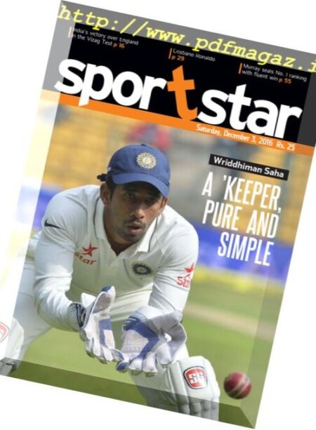 Sportstar – 3 December 2016 Cover