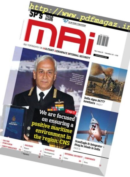 SP’s MAI – 1 December 2016 Cover