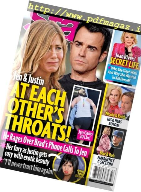 Star Magazine USA – 21 November 2016 Cover