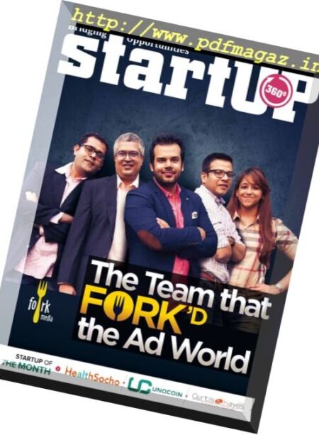 Startup 360° – November 2016 Cover