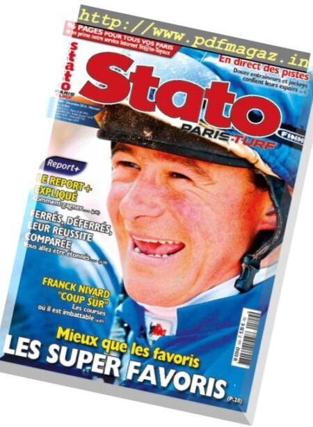 Stato Paris-Turf – Decembre 2016 Cover