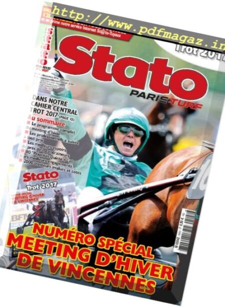 Stato Paris-Turf – Novembre 2016 Cover