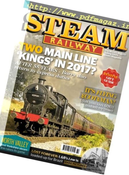 Steam Railway – Issue 460, 4 November 2016 Cover