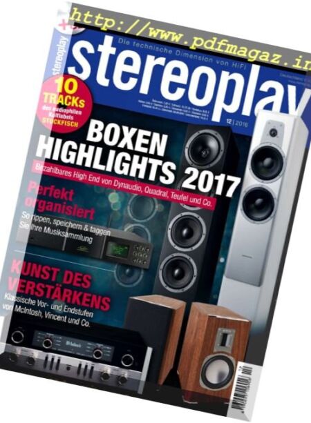 Stereoplay – Dezember 2016 Cover