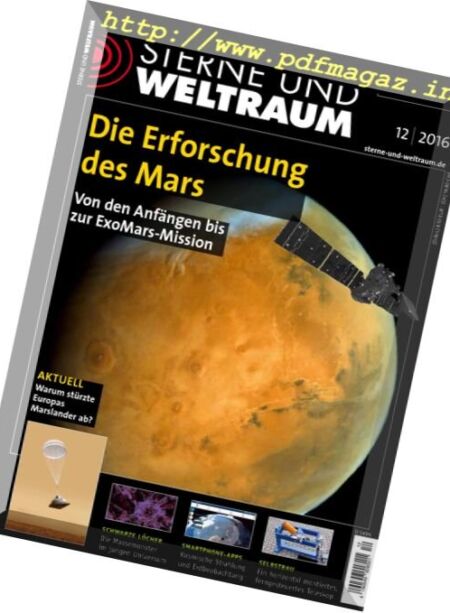 Sterne und Weltraum – Dezember 2016 Cover