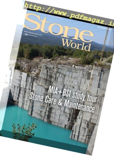 Stone World – November 2016 Cover