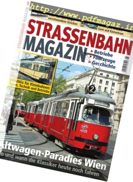 Strassenbahn Magazin – August 2016 Cover