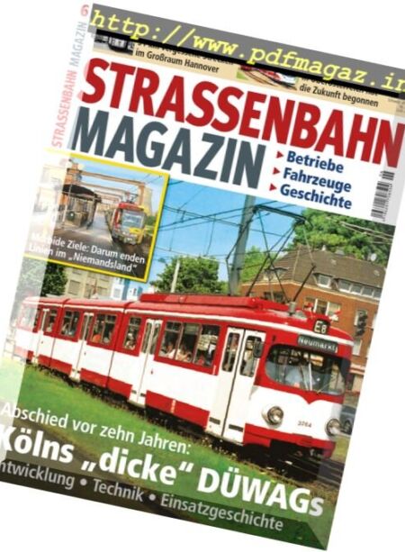 Strassenbahn Magazin – Juni 2016 Cover