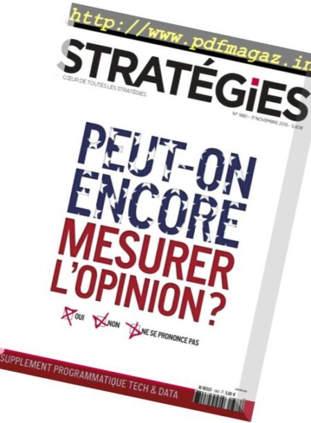 Strategies – 17 Novembre 2016 Cover