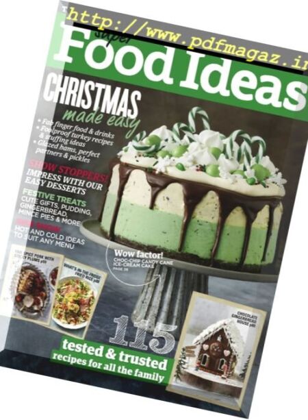 Super Food Ideas – December 2016 Cover